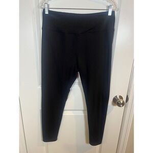 LA‎ + IMAGE Womens Leggings Black Solid Stretch Petite Extra Large PXL